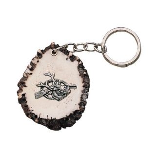 1201402 - PORTACHIAVI BASE CERVO CON TESTA CERVO E FUCILE - JOKER VN09