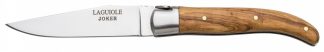 1201441 - COLTELLO CON MANICO OLIVO VIROLA ACCIAIO INOX LAMA 10 CM PESO 65 GR - JOKER CL00