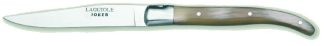 1201442 - COLTELLO CON MANICO IN CORNO DI TORO VIROLA ACCIAIO INOX LAMA 10 CM PESO 65 GR - JOKER CL01
