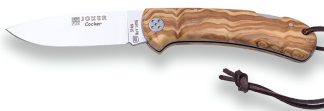 1201528 - COLTELLO JOKER CON MANICO OLIVO LAMA 9 CM PESO 115 GR - JOKER NO134