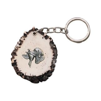 1201601 - PORTACHIAVI BASE CERVO CON CANE RIPORTO ANATRA - JOKER VN17