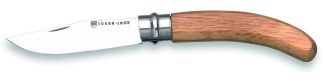 1201804 - COLTELLO CON MANICO IN ROVERE VIROLA IN ACCIAIO LAMA 8 CM - JOKER NE21