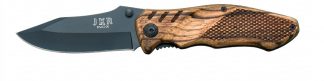 1203005 - COLTELLO CON MANICO LEGNO LAMA BRUNITA 8,3 CM - JKR312
