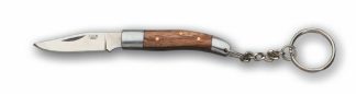1203101 - COLTELLO PORTACHIAVI CON MANICO IN LEGNO OLIVO LAMA 4,5 CM - JKR277