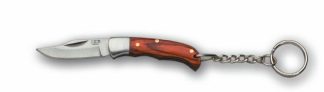 1203103 - COLTELLO PORTACHIAVI CON MANICO IN LEGNO LAMA 4 CM - JKR279