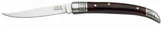 1203110 - COLTELLO STILETTO VIROLA INOX CON MANICO LEGNO LAMA 6 CM - JKR171