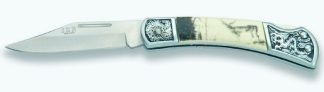 1203141 - COLTELLO TASCABILE CON MANICO DISEGNO CERVO LAMA 7,0 CM - JKR111