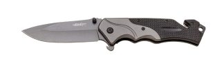 1203147 - COLTELLO DA SALVATAGGIO CON MANICO G10 RIVESTIMENTO IN TITANIO LAMA DA 9,5 CM - JKR PRO10018