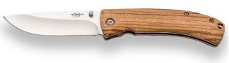 1203148 - COLTELLO SPORTIVO JKR CON APERTURA MANUALE E MANICO IN LEGNO ZEBRANO - JKR0715