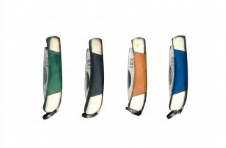 1203210 - SET 4 COLTELLI VARI COLORI LAMA 2,5 CM - JKR192