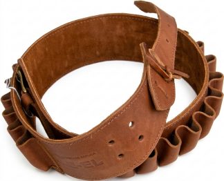 1706028 - CARTUCCERA REGOLABILE IN PELLE CON 25 CELLE CAL. 12 E CAL. 20 - ART. 712