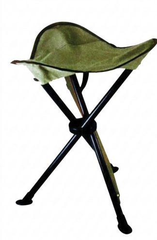 1709004 - SGABELLO TREPIEDE IN METALLO CON SEDUTA IMBOTTITA CM 45 VERDE - ART. CS01B