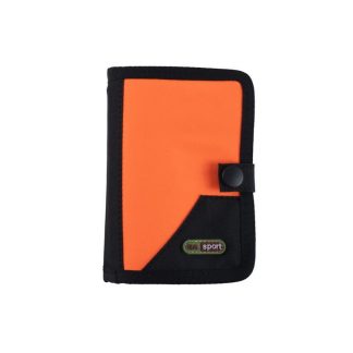 1709107 - PORTA LICENZA-DOCUMENTI IN POLIESTERE E PVC ORANGE CON 8 PAGINE TRASPARENTI - CM 14,5X10 - ART. RD16 ORANGE SMALL