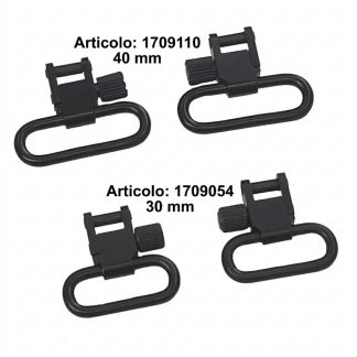 1709110 - COPPIA MAGLIETTA PORTA CINGHIA A SGANCIO RAPIDO - LARGHEZZA 4 CM - SAG NATURE