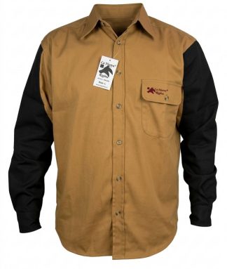 2901006 - CAMICIA CERVATI - MANICHE RINFORZATE  ED IDROREPELLENTI - COLORE KAKI/MARRONE - TG S ALLA  3XL - LA NUOVA REGINA - SAG NATURE