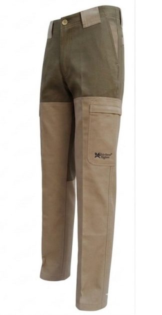 2901012 - PANTALONE 100% IN COTONE CERATO MODELLO BEIGE WOOD - COLORE BEIGE - TG 42 ALLA TG 64 - LA NUOVA REGINA - SAG NATURE