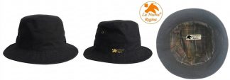 2901013 - CAPPELLO IN COTONE CERATO - COLORE MARRONE -TG XS ALLA 3XL - LA NUOVA REGINA - SAG NATURE