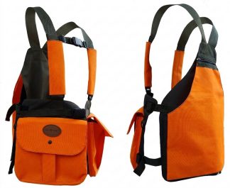 2901014 - TRISACCA ORANGE IN RIP600D - TG UNICA - CARTUCCIERA ELASTICA 10 CELLE PER OGNI TASCA - SAG NATURE