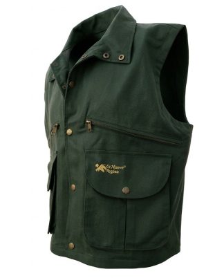 2901032 - GILET WOOD 100% COTONE CERATO - COLORE VERDE - TG S ALLA 4XL - LA NUOVA REGINA - SAG NATURE