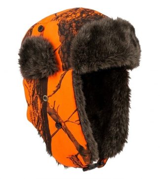 2901039 - CAPPELLO ARANCIONE CON COPRIORECCHIE ED INTERNO CON PILE - SAG NATURE