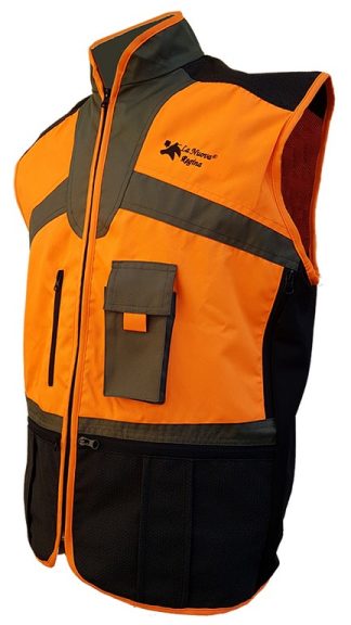 2901042 - GILET SUPREME IN CORDURA E KEVLAR - COLORE GREEN ORANGE - TG S ALLA 5XL - LA NUOVA REGINA - SAG NATURE