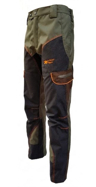 2901064 - PANTALONE SUPREME FULL GREEN CORDURA E KEVLAR - TG 42 ALLA TG 64 - LA NUOVA REGINA - SAG NATURE -