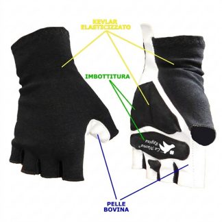 2901095 - GUANTI IN KEVLAR ELASTICIZZATO E PELLE - TG S ALLA XXXL - LA NUOVA REGINA - SAG NATURE