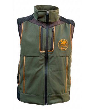 2901100 - GILET IN SOFTSHELL CON CAPPUCCIO AMOVIBILE - TG S ALLA 5XL - LA NUOVA REGINA - SAG NATURE