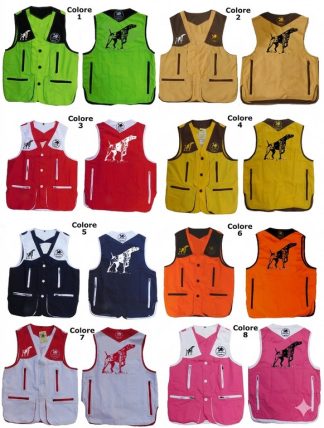 2901110 - GILET DRESSEUR CON RICAMO KURZHAAR - TG XS ALLA 5XL - LA NUOVA REGINA - SAG NATURE