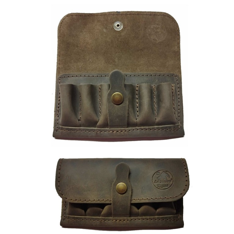 2902007 - GIBERNA ETERNAL CON PATTA DI COPERTURA TUTTA IN PELLE PRIMA SCELTA - 6 CELLE - TUTTI I CALIBRI - MADE IN ITALY - LA NUOVA REGINA