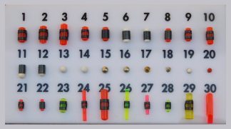 3003001 - MIRINO CAMP. 1 - 2 - 3 - 4 - 9 - 10 ----- FILETTO MM 2,6 - 3,0 - 3,5 - 4,0 - CF 5 PZ - PREZZO SINGOLO