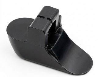 3501046 - SALVADITO SENZA VITE DI COLORE NERO - MM 30x13 - CERVELLATI - 202557