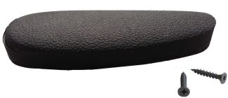 3601019 - CALCIOLO GOMMA SOFT ALT.mm15 INT.SE mm82 NERO FINTA PELLE PIENO - SCATOLA CARTONE + VITI - RECCO CALCIOLI 500/15 SP