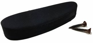 3601075 - CALCIOLO GOMMA SOFT ALT.mm25 INT.SE mm82 NERO FINTA PELLE PIENO - SCATOLA CARTONE + VITI - RECCO CALCIOLI 500/25 SP