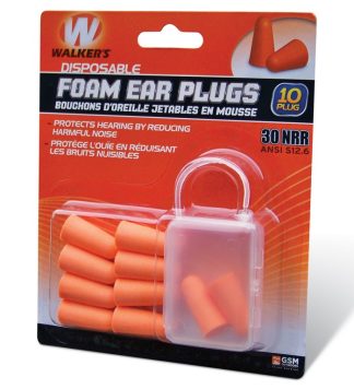 4201032 - CONFEZIONE 5 COPPIE DI TAPPI IN SCHIUMA PER LE ORECCHIE  - GWP-FP5PK - WALKER'S
