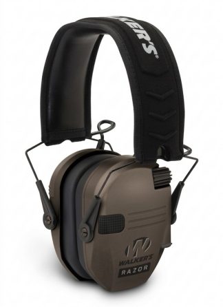 4201047 - CUFFIA ELETTRONICA RAZOR - PROFILO BASSO - COLOR FANGO - GWP-RSEM-FDE - WALKER'S