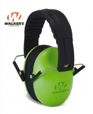 4201057 - CUFFIA PASSIVA PER BAMBINI DA 6 MESI A 8 ANNI - COLORE VERDE LIME - GWP-FKDM-LG - WALKER'S