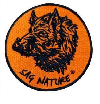 4901004 - PATCH TOPPA TESTA CINGHIALE - DIAMETRO 8,5 CM - SAG NATURE