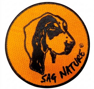 4901008 - PATCH TOPPA TESTA CANE GASCOGNE SANITONGEOIS - DIAMETRO 8,5 CM - SAG NATURE