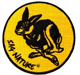 4901021 - PATCH TOPPA LEPRE INTERA IN CORSA - DIAMETRO 8,5 CM - SAG NATURE