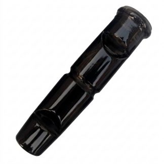 5401004 - FISCHIETTO DOPPIO CON DUE TONI IN CORNO DI BUFALO (TRILLO E FISCHIO) COMPLETO DI LACCETTO - LUNGH 7,0 CM - SAG NATURE