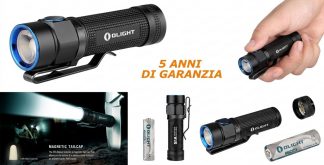 5501011 - LAMPADA TASCABILE S1R BATON II - 1000 LUMENS - DISTANZA DI ILLUMINAZIONE 71 METRI - BATTERIA AAX1 - 79,5X21 MM - GARANZIA 5 ANNI – OLIGHT
