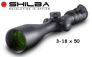 6101017 - OTTICA I6X - 3-18 X 50MM - RETICOLO BALISTICO B.4A - TUBO 30MM A RIEMPIMENTO DI AZOTO - LENTI MADE IN JAPAN - SHILBA - 152308