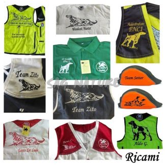 R0101006 - RICAMO SINGOLO A RICHIESTA SU GILET DRESSEUR, POLO, CAPPELLI O ALTRO INDUMENTO oppure INCISIONE A LASER SU METALLO
