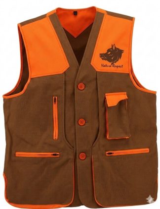 0102011 - GILET ITALIAN RESPECT IN RESISTENTE CANVAS - Gilet prodotto solo su richiesta - minimo di 50 pezzi anche con logo ricamato personalizzato