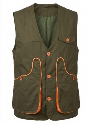 0102013 - GILET COTONE COMPETITIVE COLORE VERDE O BEIGE - 184 GSM - SAG NATURE