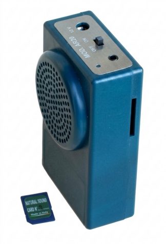 0205002 - RIPRODUTTORE DIGITALE NATURAL SOUND AR20 CON SCHEDA 20 CANTI - MIS. 10X6X3 CM - MADE IN ITALY - NATURAL SOUND