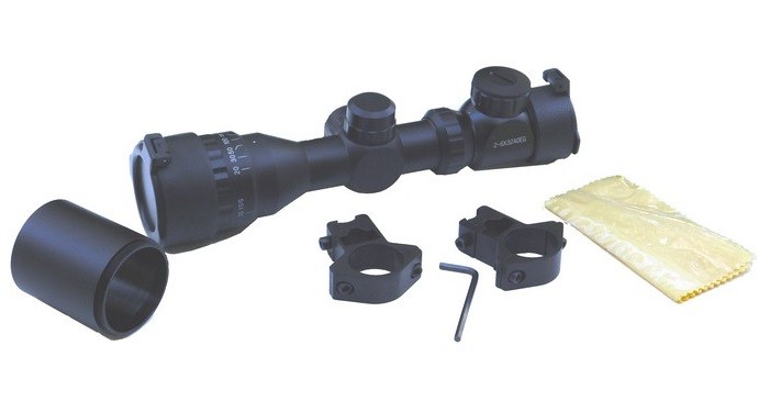 0801016 - OTTICA 2-6X32AOEG CON RETICOLO ILLUMINATO COMPLETA DI ATTACCHI - LOWCOSTOTT