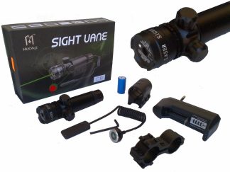 0801036 - LASER SCOPE LJM ROSSO CON ATTACCO CANNA FUCILE, ATTACCO PER SLITTA E CONTROLLO REMOTO - LOWCOSTLAS