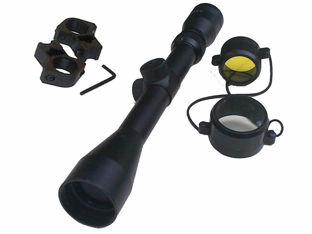 0801068 - OTTICA 3-9x40 COMPLETA DI ATTACCHI - LOWCOSTOTT